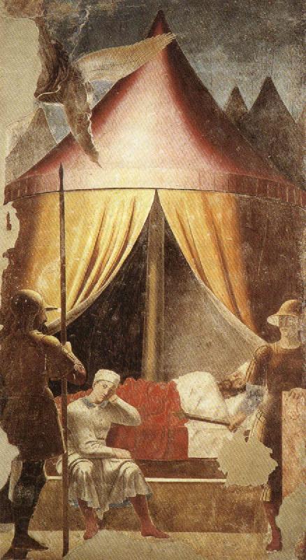 Piero della Francesca The Dream of Constantine Norge oil painting art